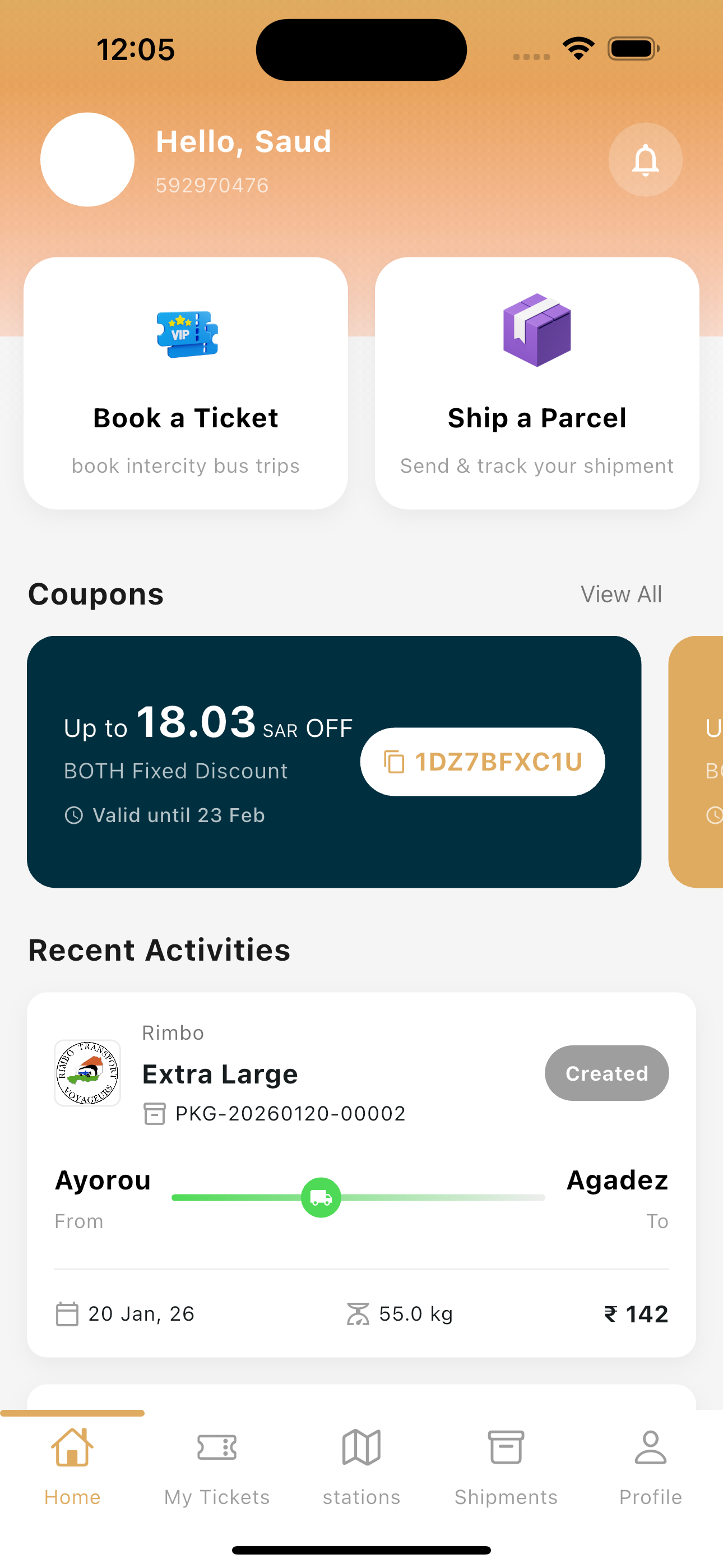 BilTrans App - Suivi de colis